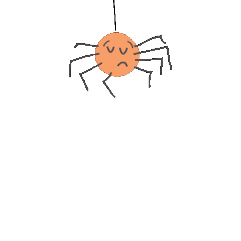 Halloween Spider Sticker by meags & me