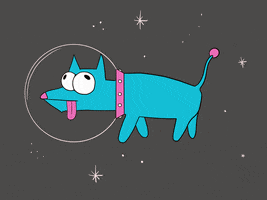 Dog In Space GIF by Major Tom