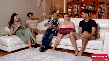 Reaction Excited GIF by Gogglebox Australia