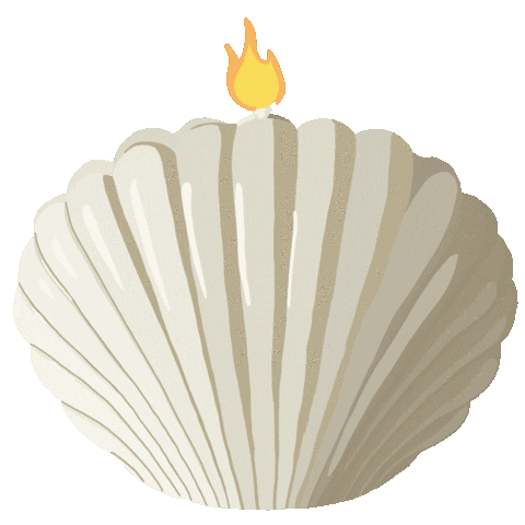 Fire Candle Sticker