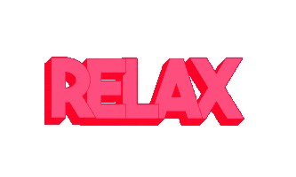 Relax Relaxing Sticker