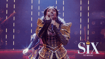 Queen Crown GIF by SIX on Broadway