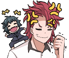 Angry Aaron Sticker by Jin