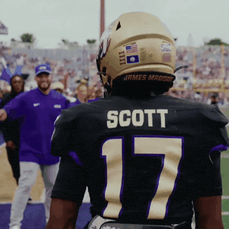 Michael Scott Football GIF by JMUDukes