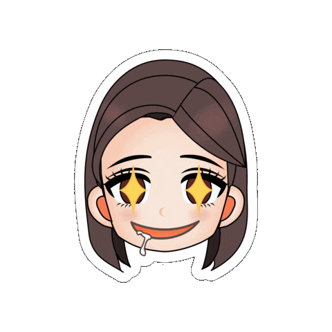 Miya Drooling Sticker