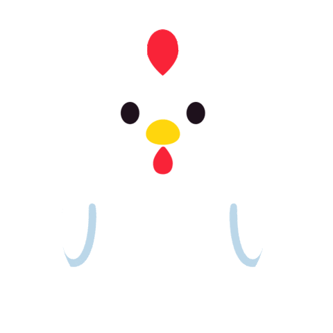 Bird Chicken Sticker