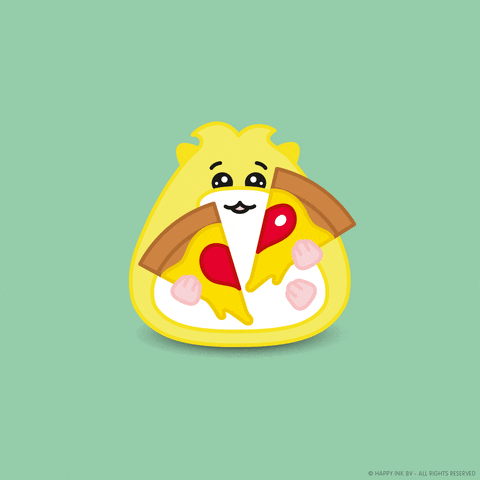 I Love You Pizza GIF by hamsta.world