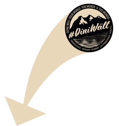 Arrow Click Sticker by Jungfrau Region