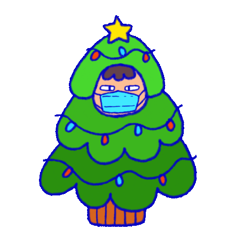 Merry Christmas Sticker by Katharine Kow