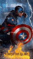 Captain America Avengers GIF by Positive Programming