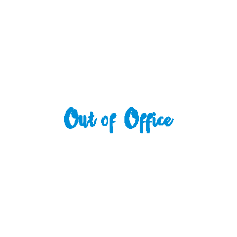 Out Of Office Sticker