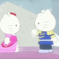 Hello Kitty Couple GIF by Respective