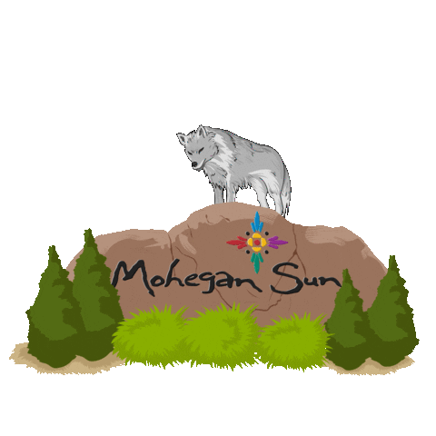 Howling Wild Animals Sticker by Mohegan Sun