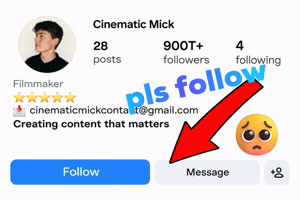 Pls Follow GIF