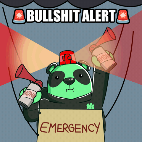 Suspicious Bullshit Detector GIF by SuperVerse