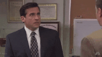 yelling the office GIF