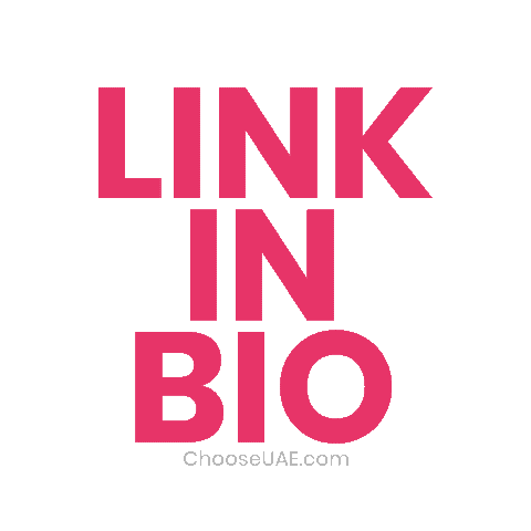 Link In Bio Sticker by Choose UAE