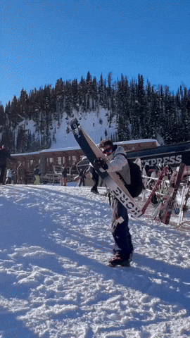 Bow And Arrow Ski GIF