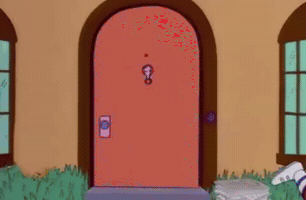 Simpsons Flying GIF