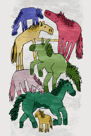 Happy New Year Rainbow GIF