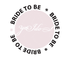 Bride To Be Sticker by yesidogr