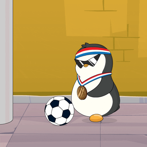 Football Win GIF by Pudgy Penguins