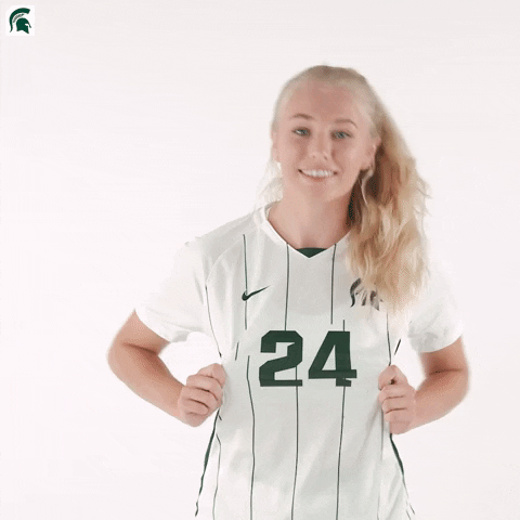 Go Green Womens Soccer GIF by Michigan State Athletics