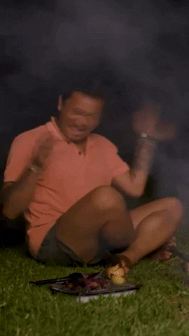 Camping Freak Out GIF by sbsfood