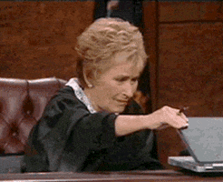 Judge Judy Reaction GIF
