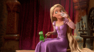 bored rapunzel GIF by Disney