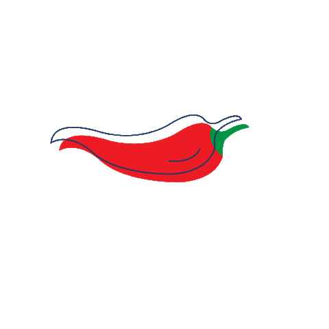Red Pepper Taco Sticker by Blue Apron