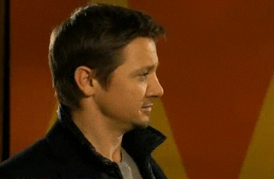 serious jeremy renner GIF