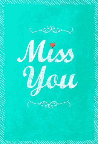 Miss You Love GIF by Greetings Island