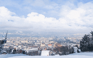ski jump GIF by Innsbruck