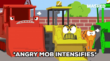 Angry Bob The Builder GIF by Mashed