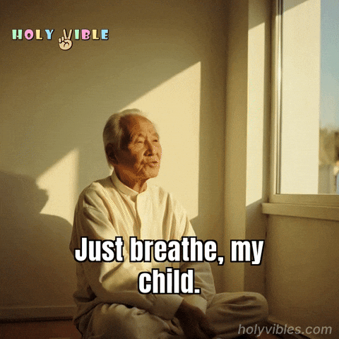Just Breathe GIF by Holy Vibles