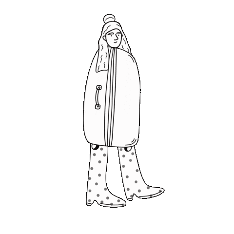 Walking Suitcase Sticker