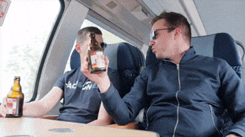 Deutsche Bahn Party GIF by metronom
