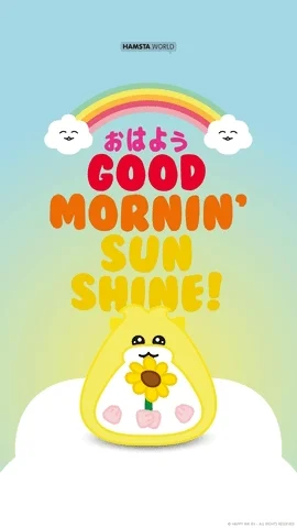 Happy Good Morning GIF by hamsta.world