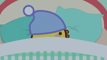 tired friends GIF by Molang.Official