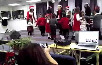 christmas fail GIF