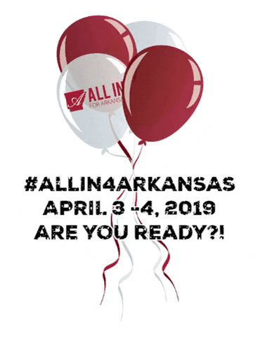 Givingday Allinforarkansas GIF by University of Arkansas Annual Fund