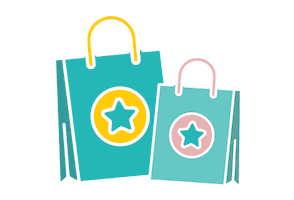 Shopping Bags Sticker
