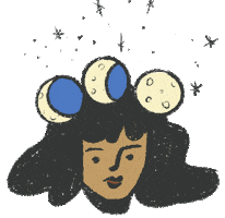 Girl Illustration Sticker