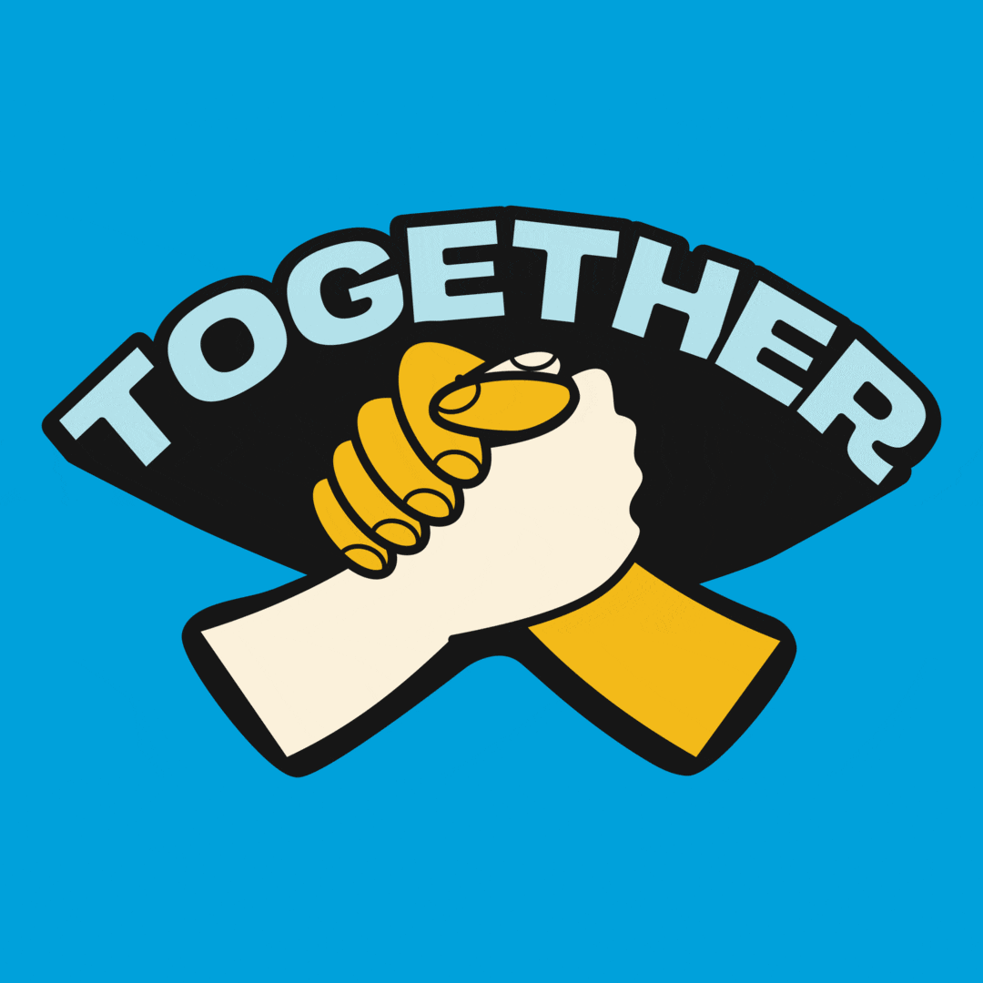 Support Each Other Lets Go GIF by LA vs. Hate