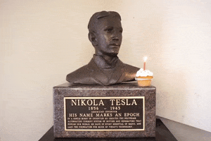 nikola tesla birthday GIF by MIT