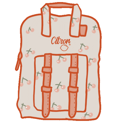 Back To School Backpack Sticker by Citron Dubai
