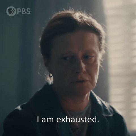 Tired Monday Morning GIF by PBS
