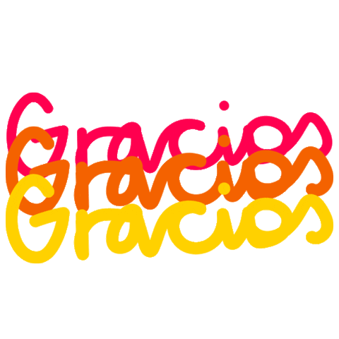 Thanks Gracias Sticker