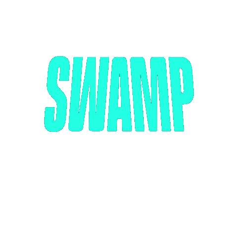Logo Cyan Sticker by Swamp